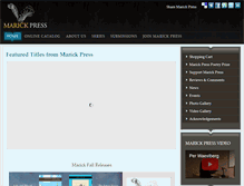 Tablet Screenshot of marickpress.com